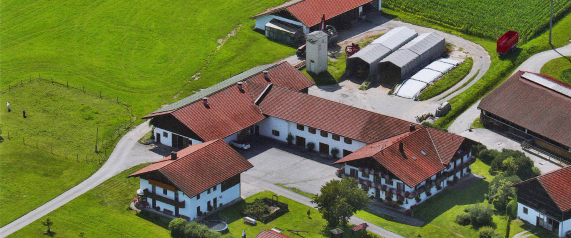 Luftaufnahme Ferienhof Schuhegger